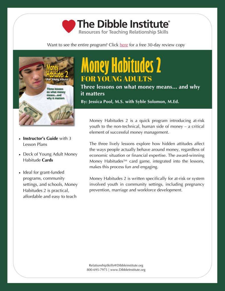 Money Habitudes 2 pg 1